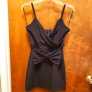 Forever 21 bow front black dress